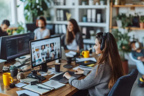 Optimisez la collaboration à distance grâce à l’IA pour renforcer l'efficacité de la communication en équipe.