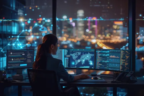 Surveillance active des systèmes informatiques pour anticiper les nouvelles menaces en cybersécurité proactive.