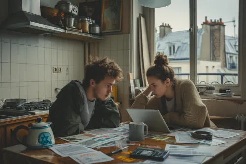 Clés de logement et billets d'euros symbolisant l'augmentation des aides face à la flambée des loyers