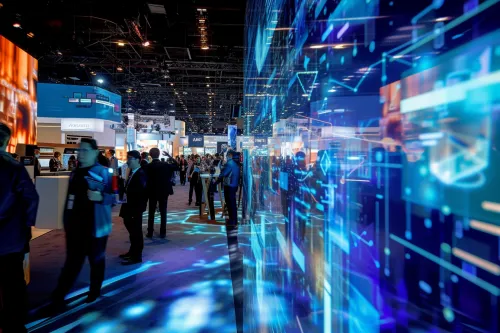 Interface holographique avec intelligence artificielle projetant des éléments 3D dans l'espace réel