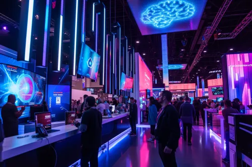 Assistant virtuel intelligent automatisant des tâches complexes sur écran holographique futuriste