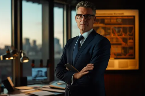 10 Leaders qui Révolutionnent leur Secteur : Parcours et Stratégies Décryptés 2 Dirigeants d'entreprise industrielle adoptant des technologies numériques innovantes